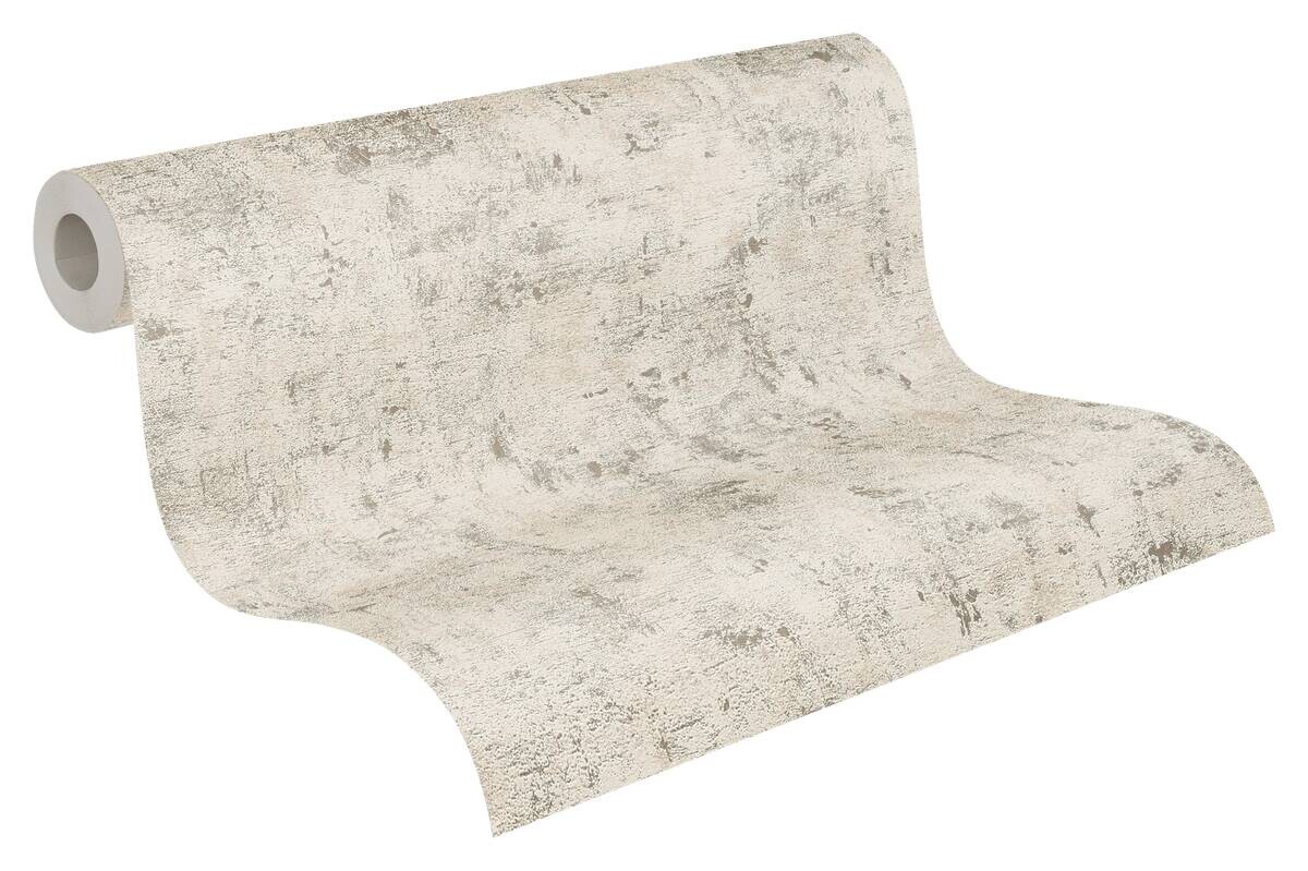 A.S.Creation Vliestapete weiß gold beige B/H/D: ca. 53x1005x8,5 cm