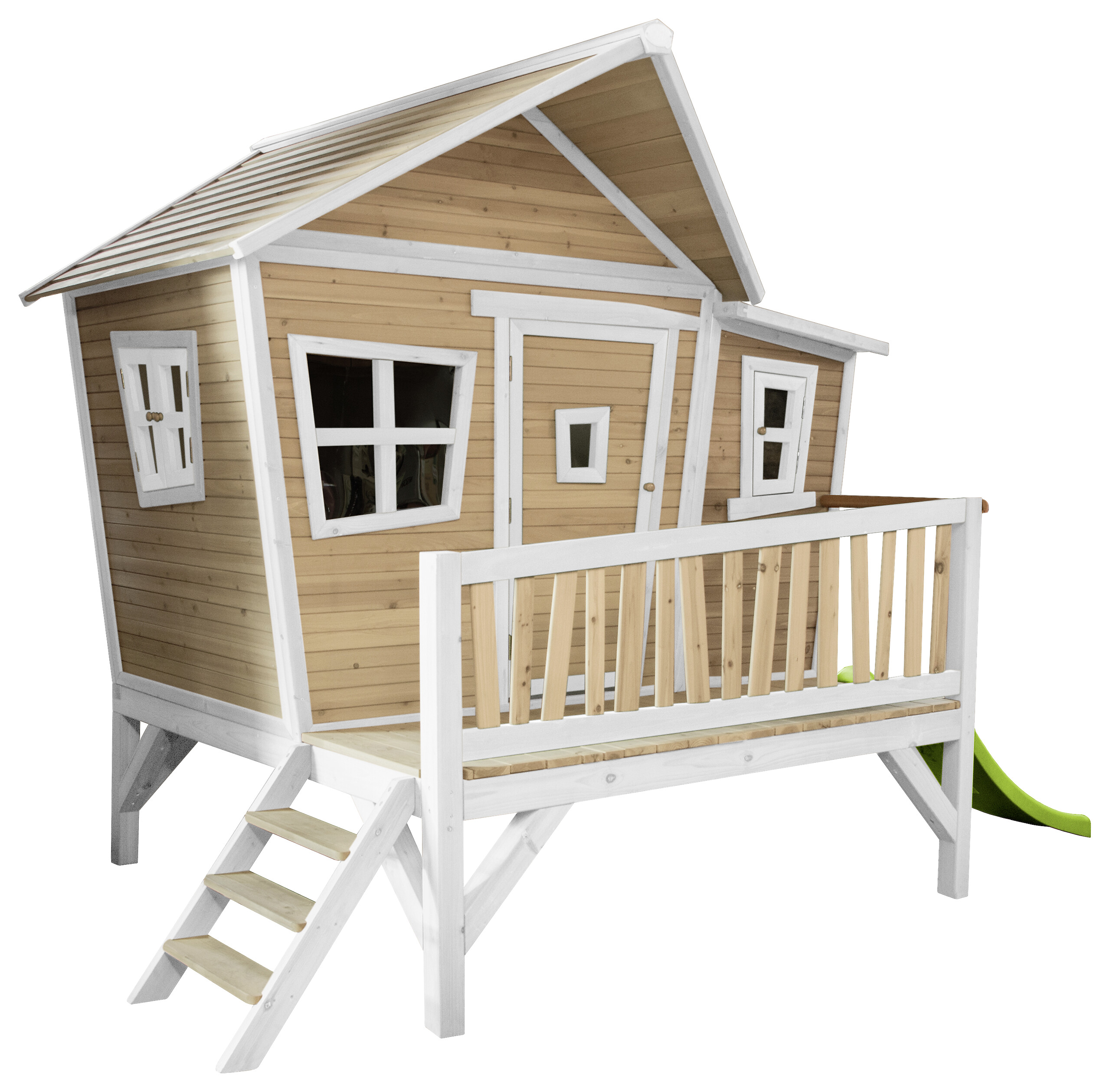 AXI Spielhaus Emma braun B/H/L: ca. 349x227x193 cm