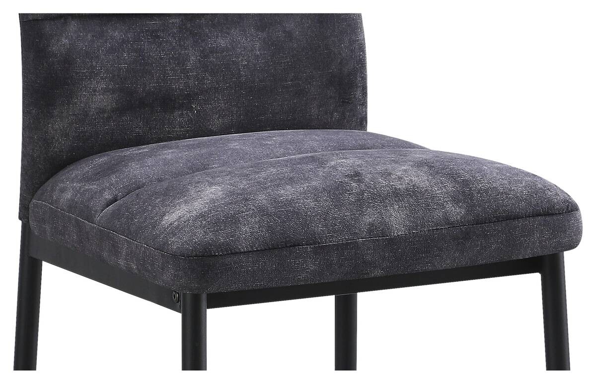 Stuhl Daniel anthrazit Microfaser B/H/T: ca. 45x94x60 cm