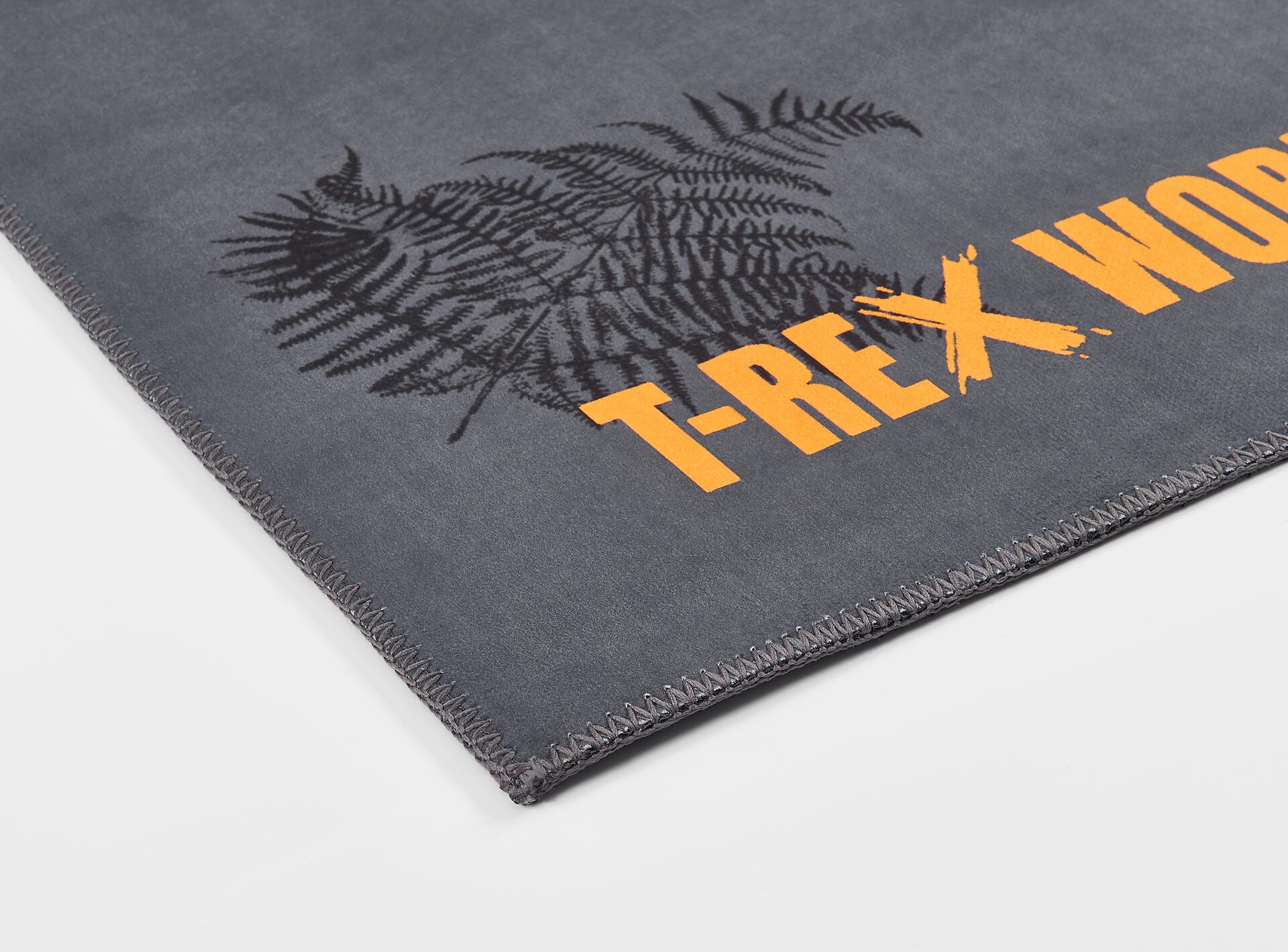 T-Rex World Kinderteppich blau B/L: ca. 100x160 cm