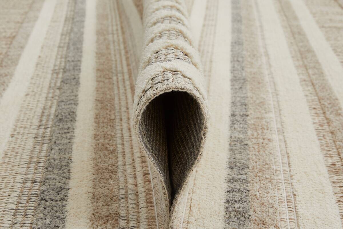 Webteppich Crosby Cremegrau B/L: ca. 80x150 cm