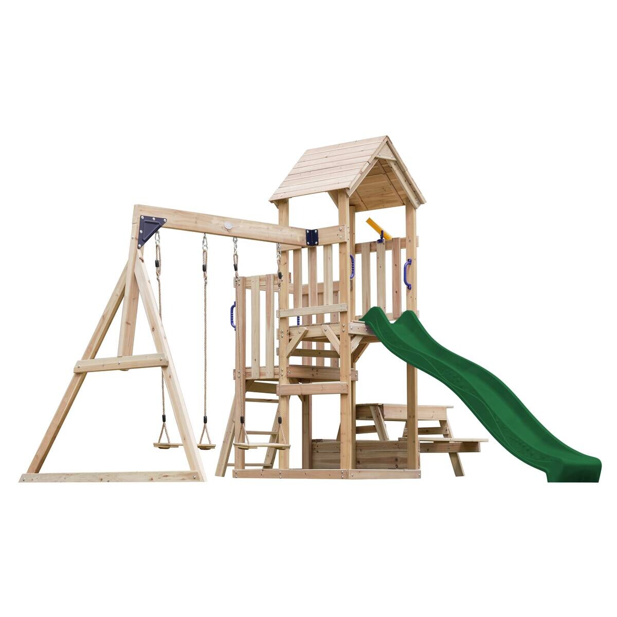 AXI Spielturm Mette grün B/H/L: ca. 366x267x383 cm