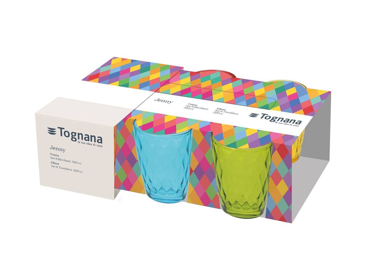 TOGNANA Trinkgläserset Jenny bunt