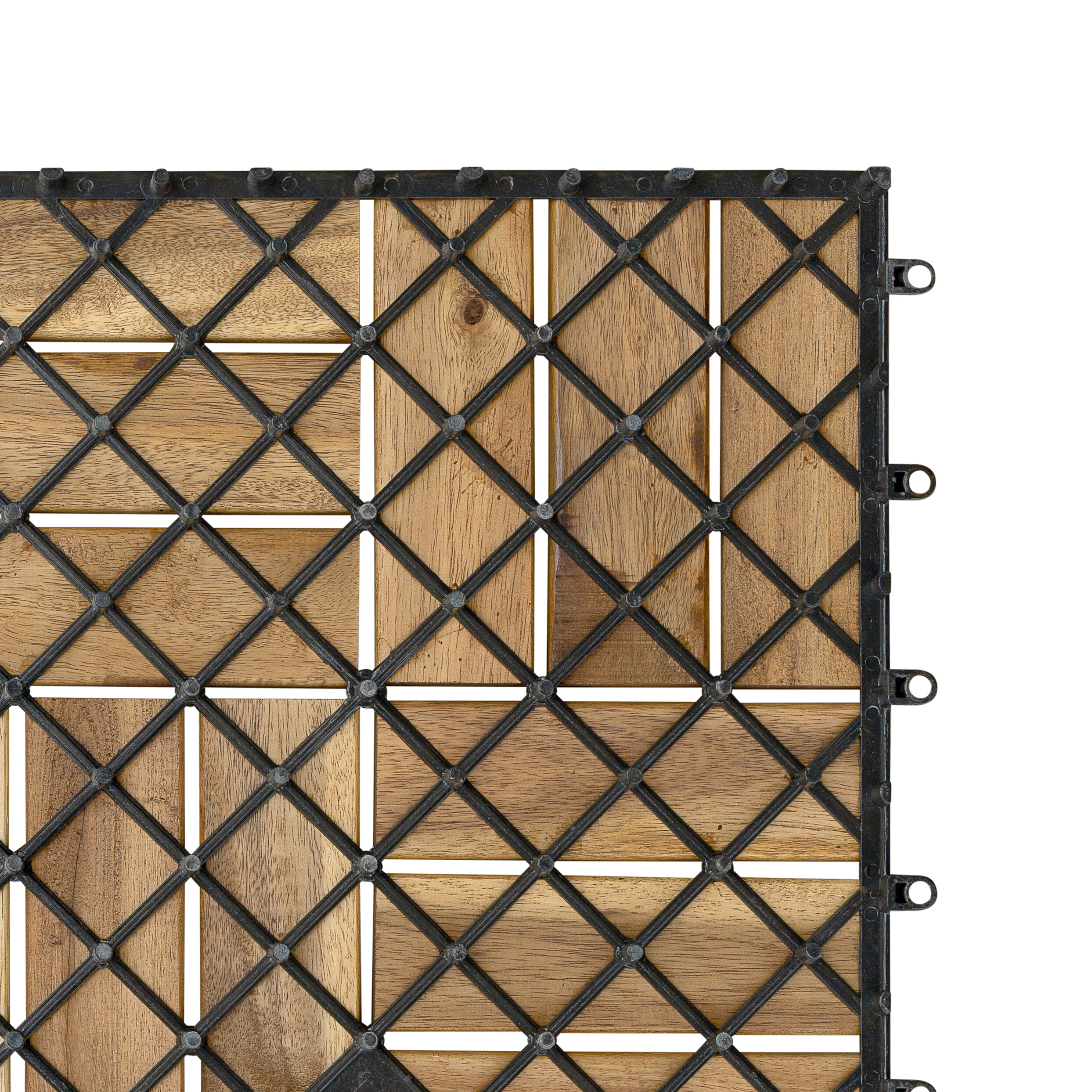 POCOline Terrassenfliese Akazie Akazie B/L: ca. 30x30 cm