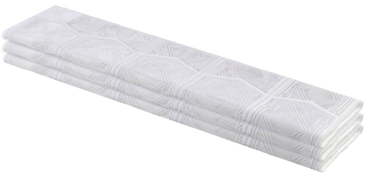 Scheibengardinen-Meterware Ruby weiß H: ca. 60 cm