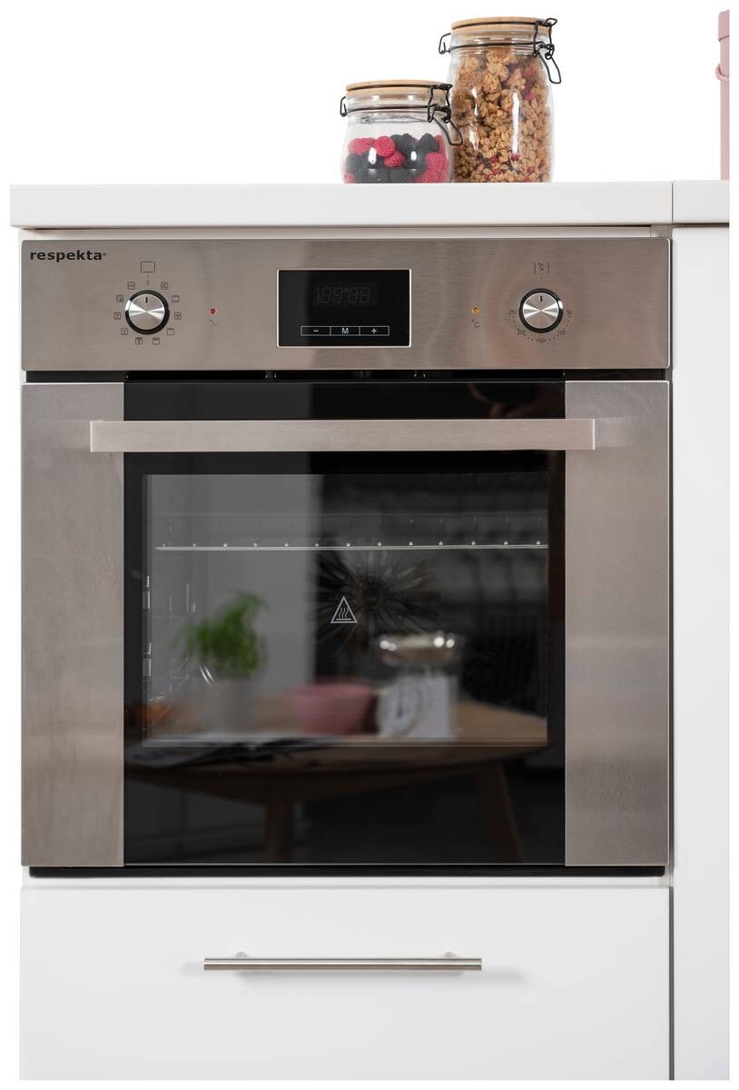 Respekta Küchenblock Premium weiß hochglänzend B/H/T: ca. 280x200x60 cm