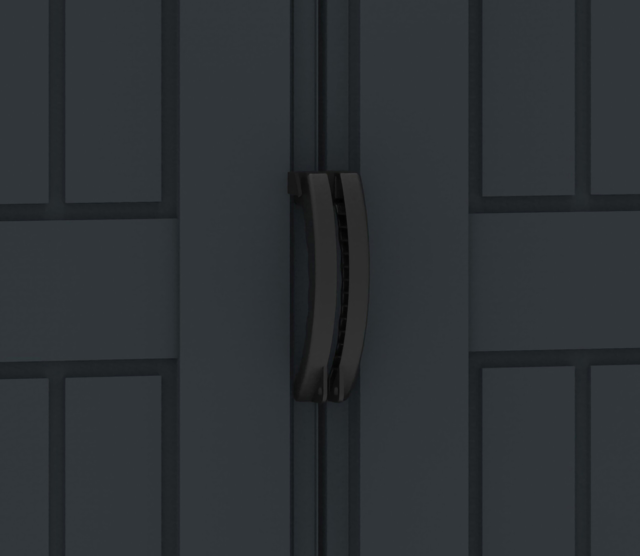 VCM Gerätehaus grau B/H/L: ca. 171x202x92 cm