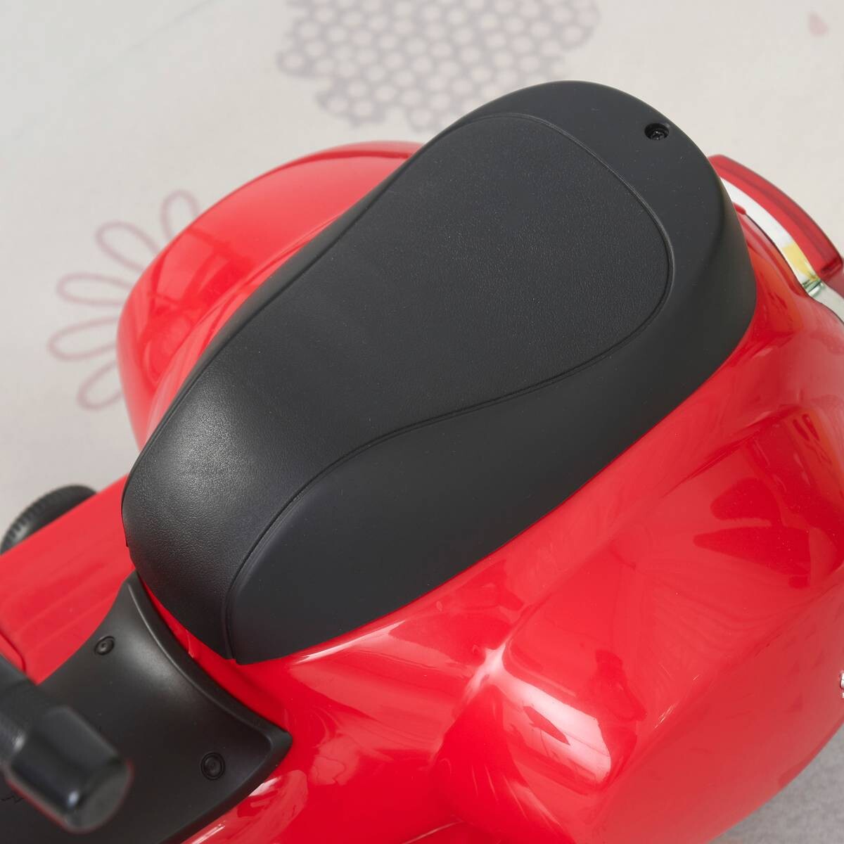 HOMCOM Elektrisches-Kindermofa rot B/H/L: ca. 38x52x66,5 cm