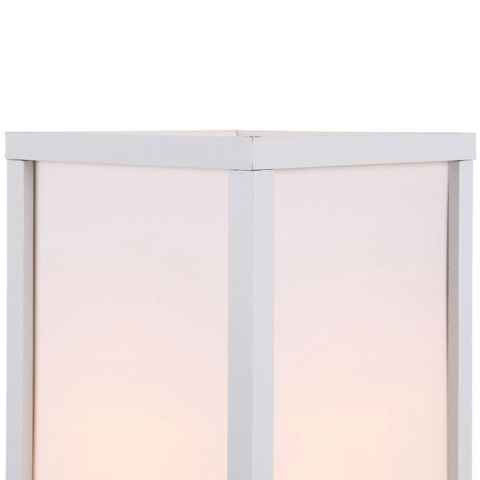 HOMCOM Stehleuchte 833-623V90WT 833-623V90WT weiß Acryl Kunststoff B/H/L: ca. 26x160x26 cm E27 1 Brennstellen