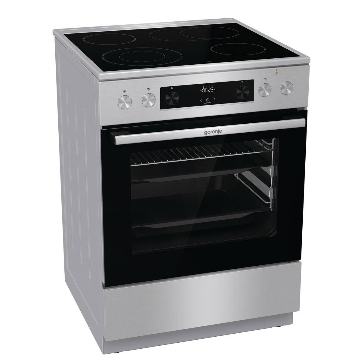 Gorenje Stand-Elektroherd GECS6C70XPA Edelstahloptik B/H/T: ca. 60x85x60 cm