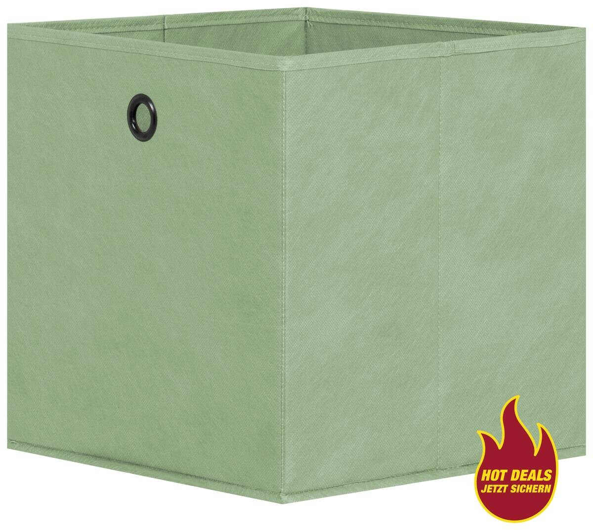 Stoffbox salbei B/H/T: ca. 32x32x32 cm