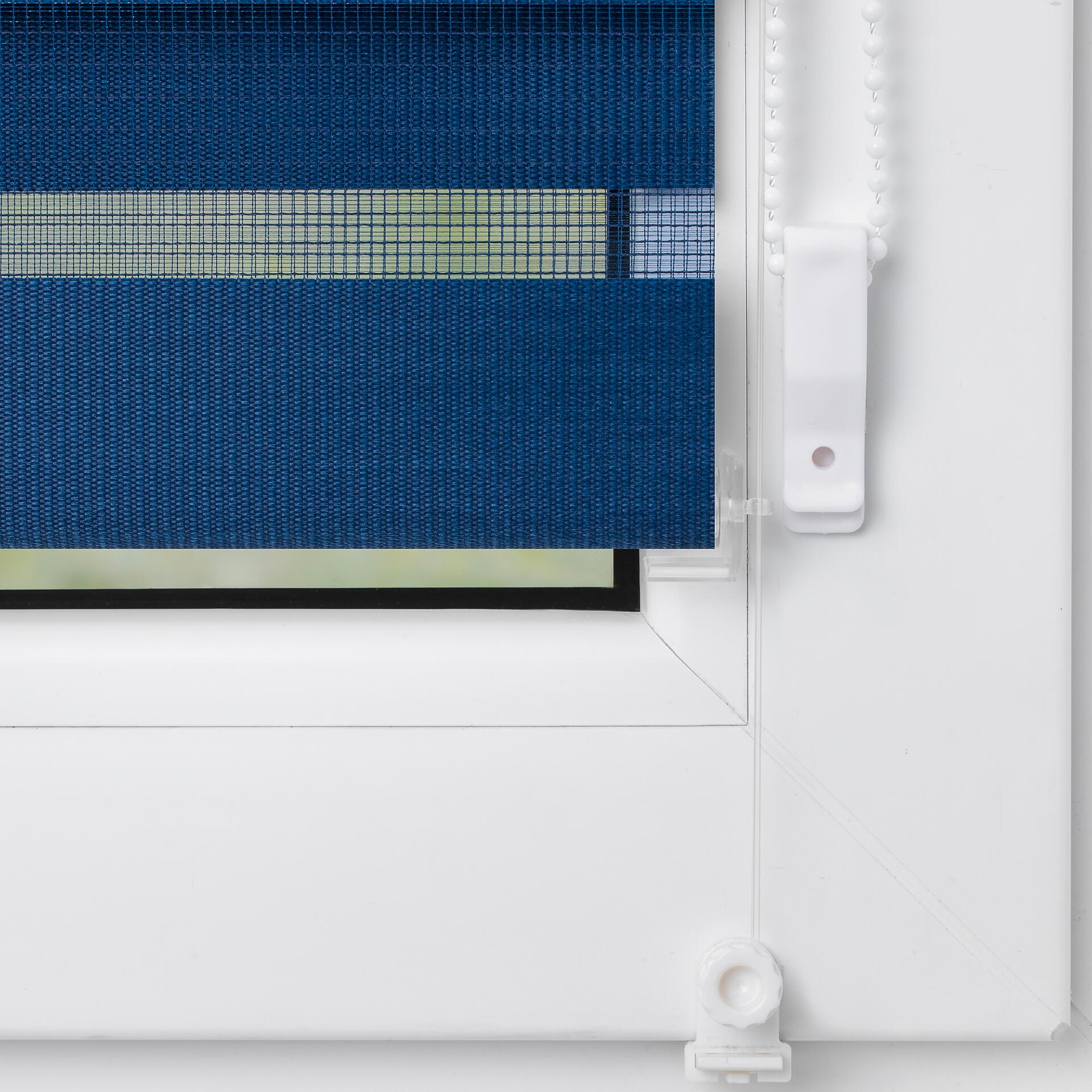 LICHTBLICK Doppelrollo Duo blau B/L: ca. 80x150 cm