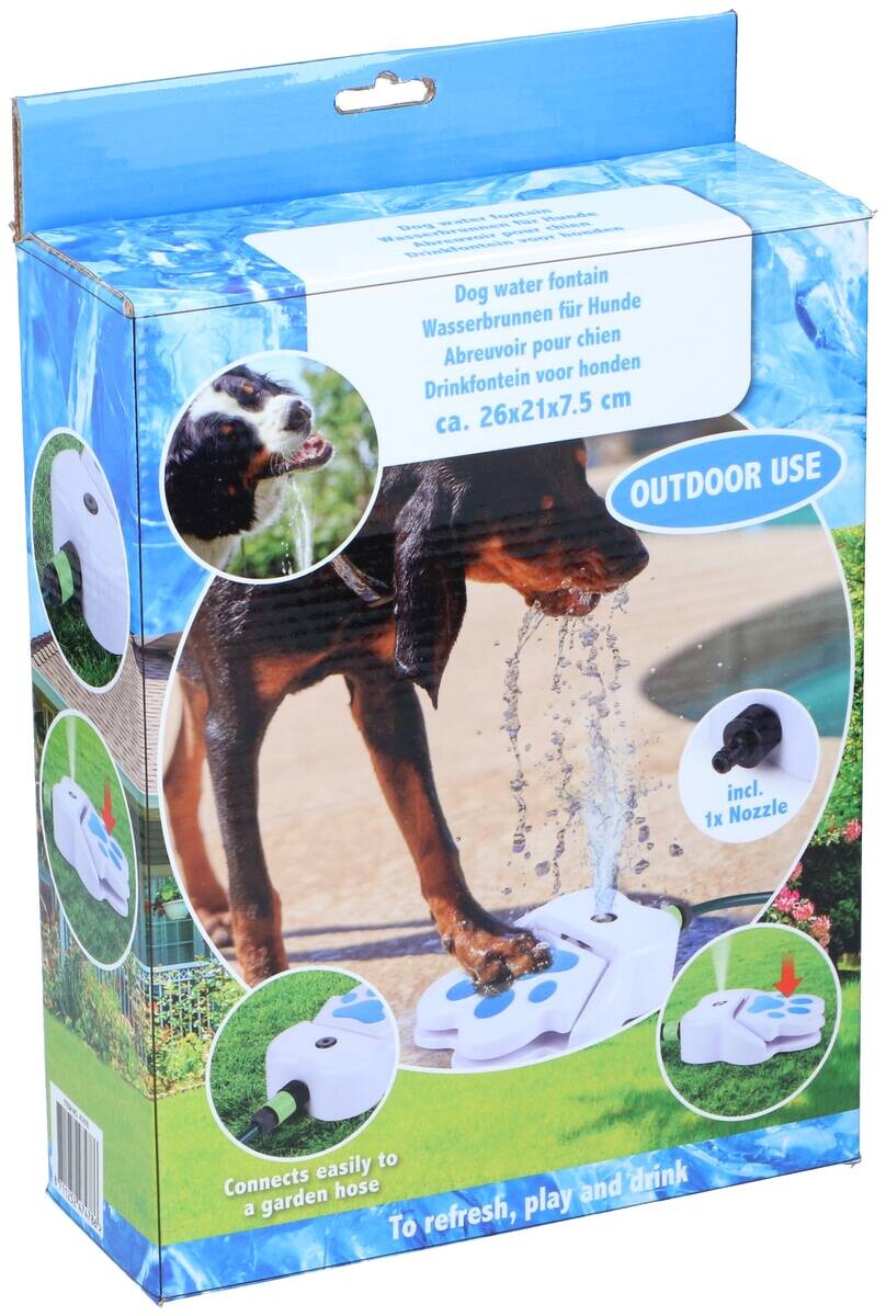 Pet Treatment Wasserbrunnen weiß Polypropylen B/H/L: ca. 40x8,2x25,4 cm