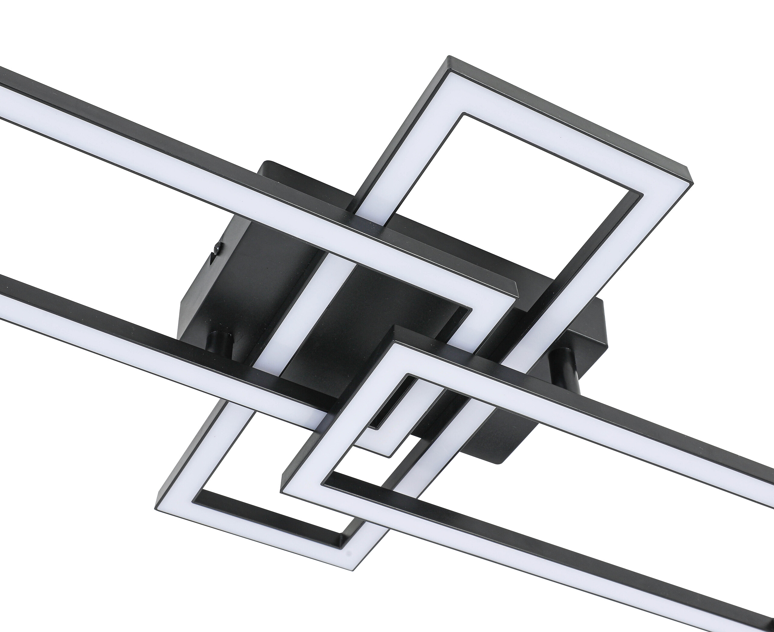 Nolo Deckenleuchte Tahnee schwarz Kunststoff B/H/L: ca. 35x8x64 cm