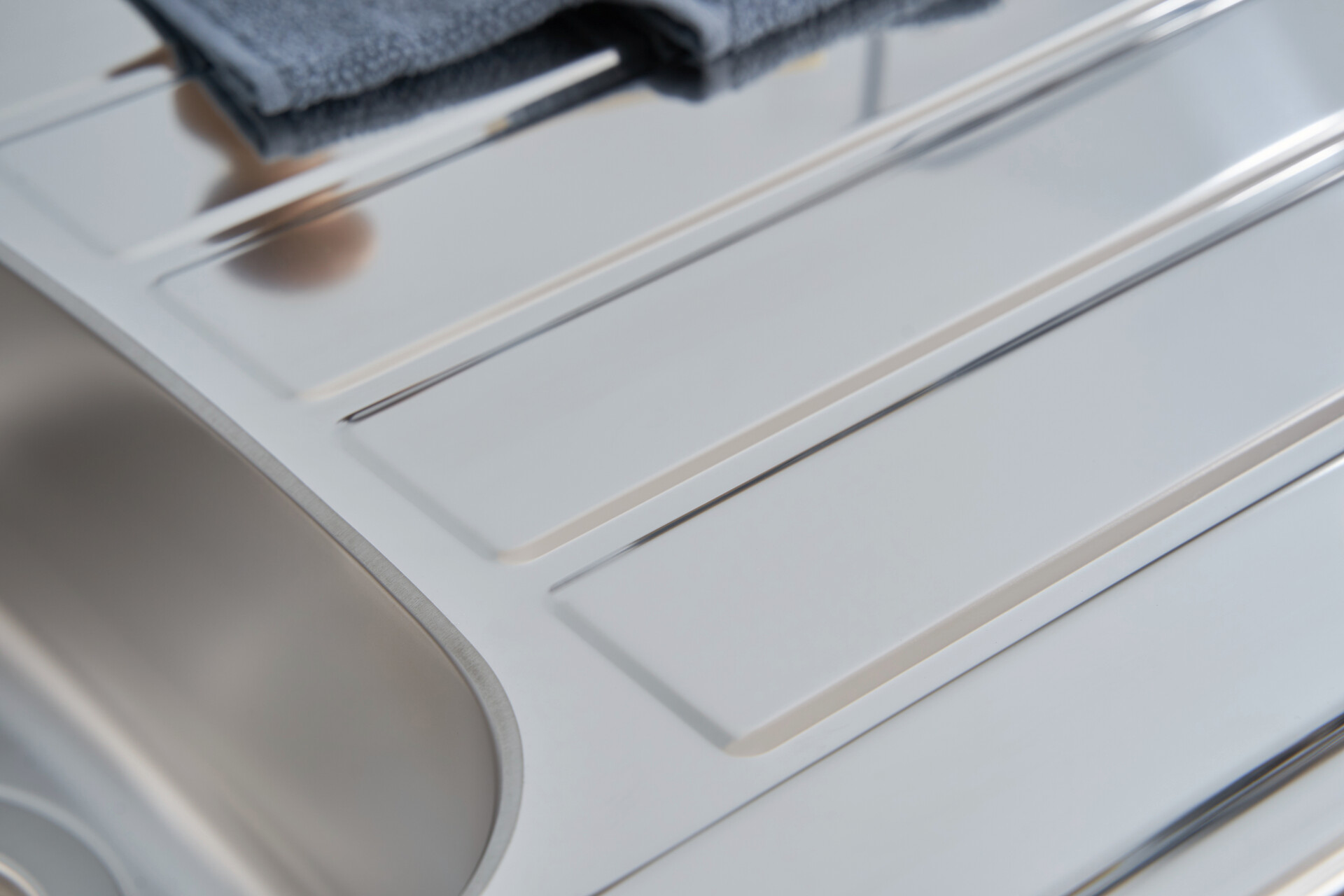 Respekta Einbauspüle Dallas 100 x 50 Edelstahl B/H/T: ca. 86x17x50 cm