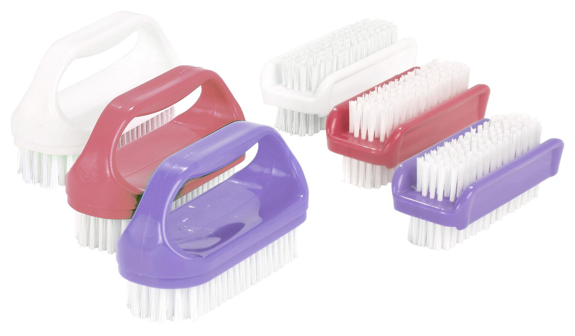 Nagelbürste sortiert B/H/L: ca. 10x8x10 cm