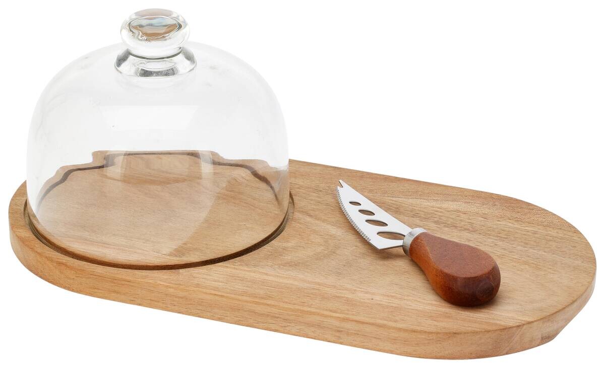 Servierset schwarz Edelstahl B/H/L: ca. 31x15x15,5 cm