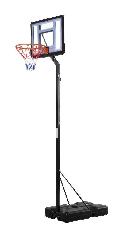HOMCOM Basketballkorb schwarz H/L: ca. 350x86 cm