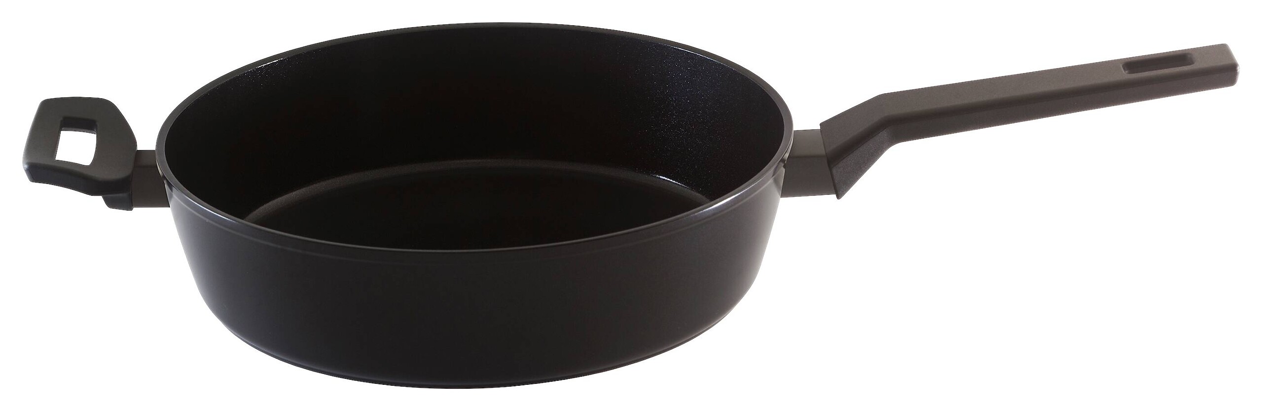 Pfanne schwarz Aluminium 2 tlg.