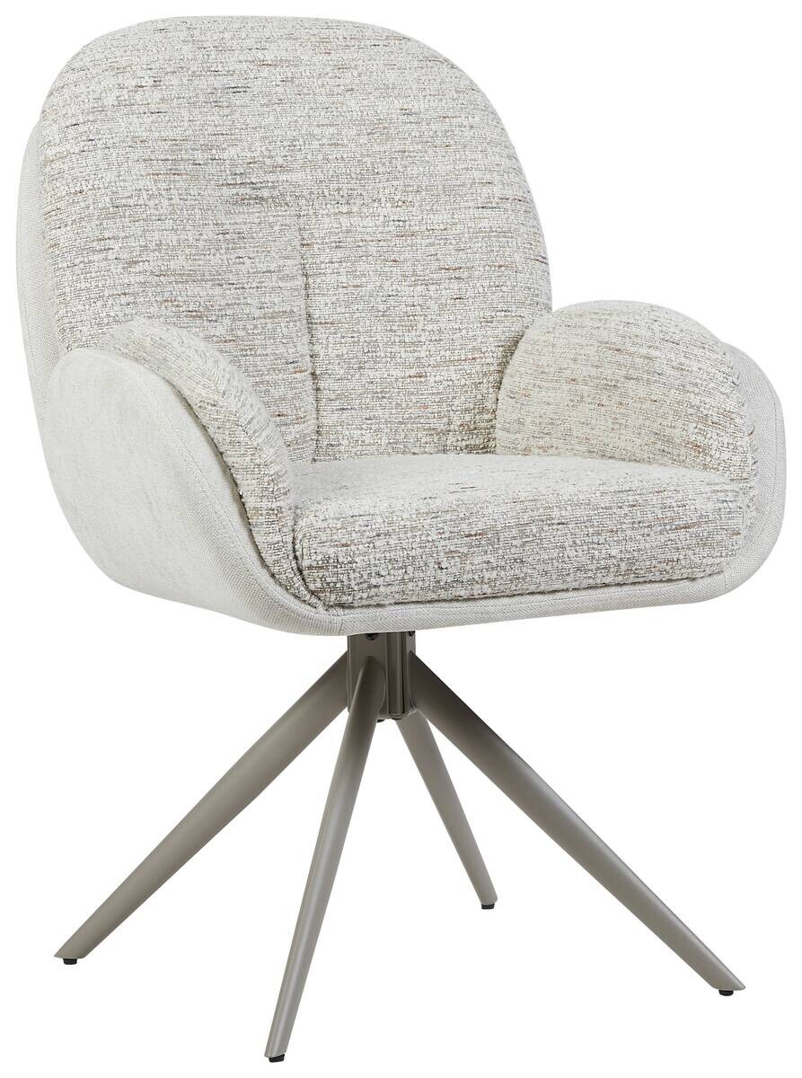 Armlehnstuhl Davina grau Microfaser B/H/T: ca. 64x92,5x48 cm Armlehnstuhl Davina grau Microfaser B/H/T: ca. 64x92,5x48 cm