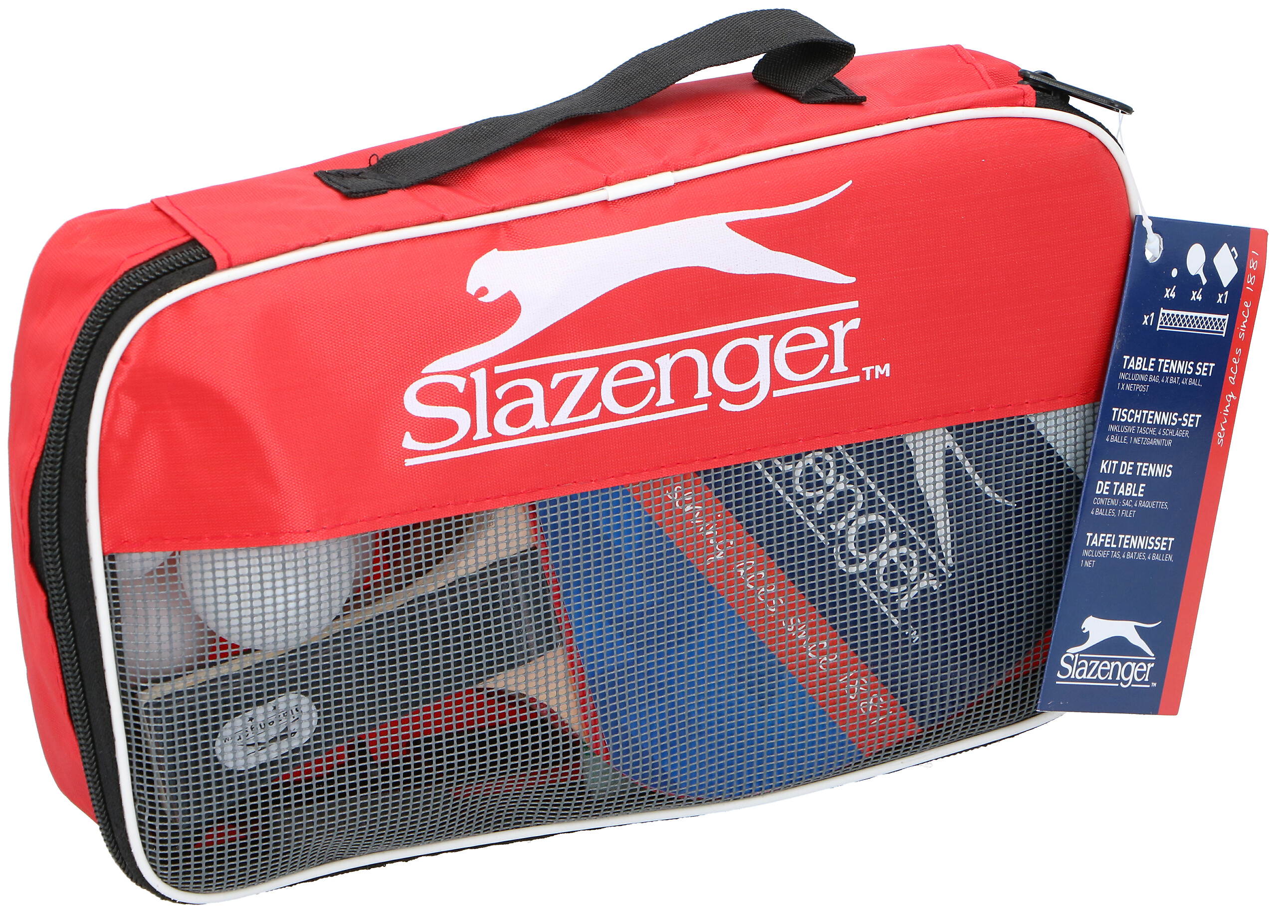 SLAZENGER Tischtennis-Set B/H/L: ca. 18x4x27 cm