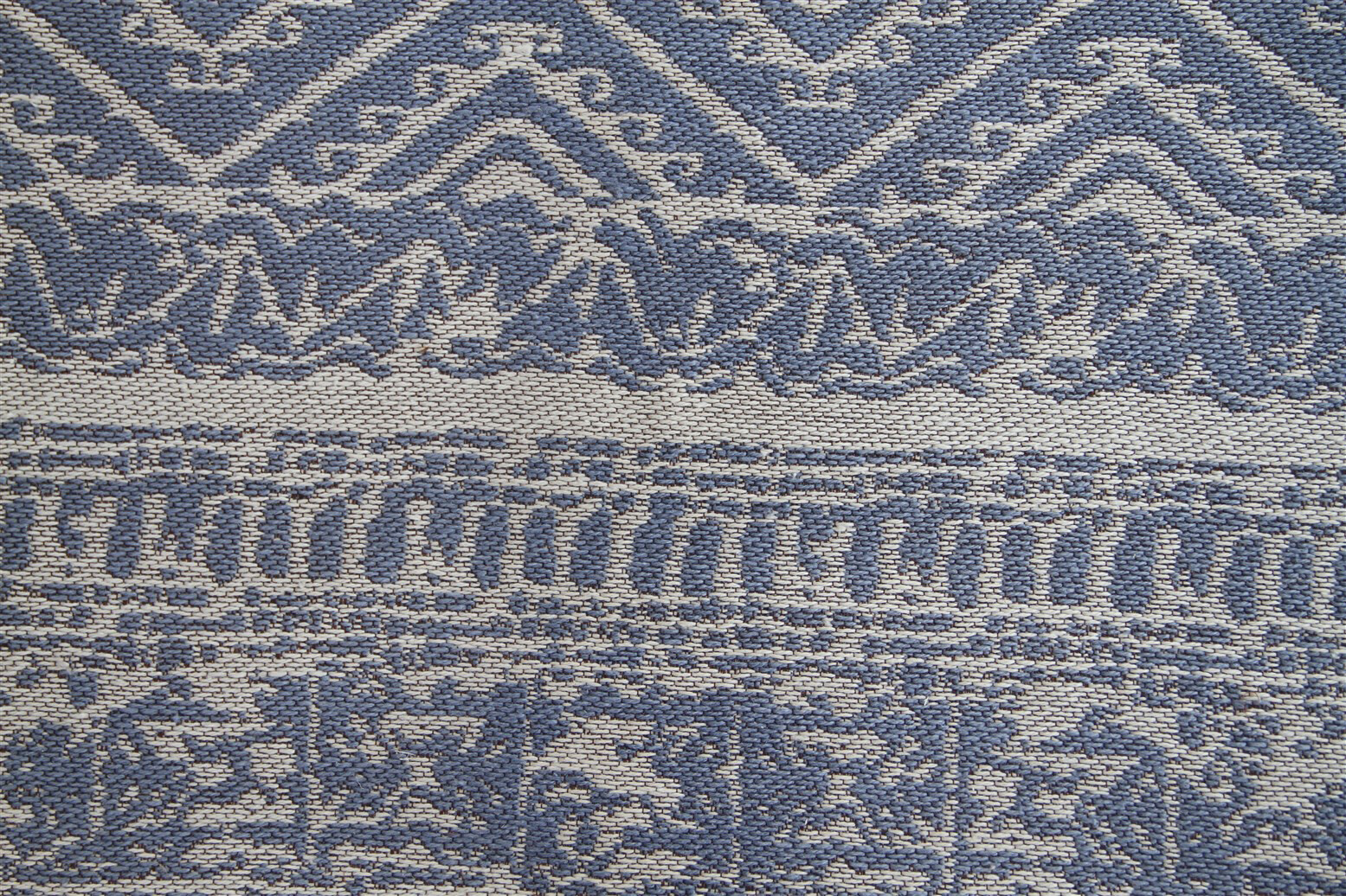 Kayoom Flachgewebeteppich Sunny 110 hellblau B/L: ca. 120x170 cm