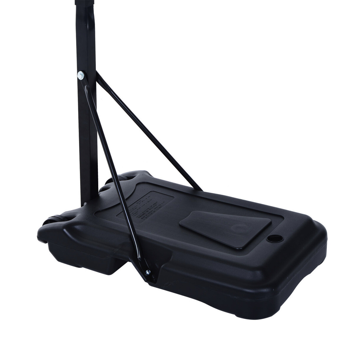 HOMCOM Basketballkorb schwarz B/H/L: ca. 73x210x74 cm