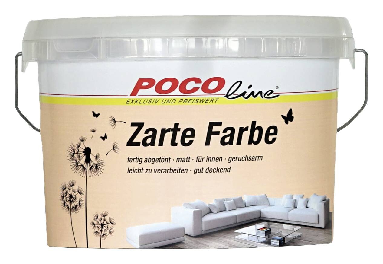 POCOline Raumfarbe Zarte Farben apricot ca. 10 l