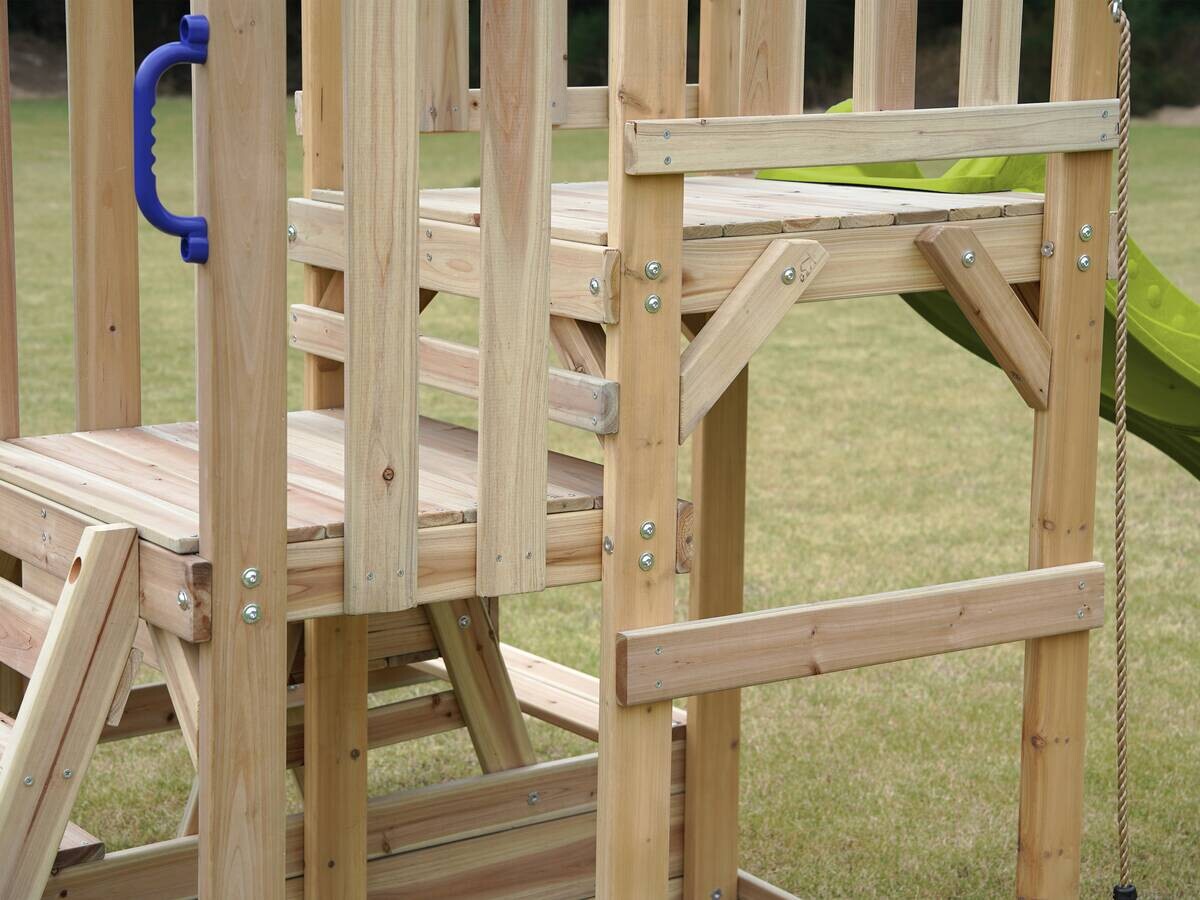 AXI Spielturm Mette grün B/H/L: ca. 366x267x383 cm