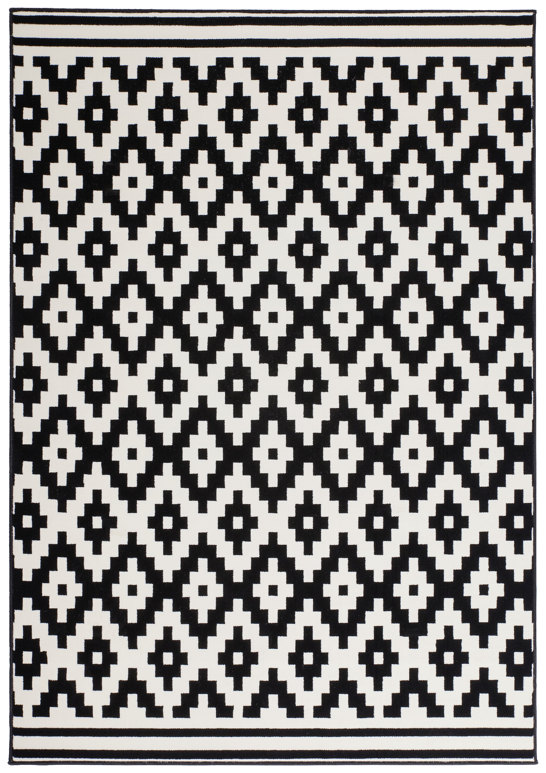 Kayoom Kurzflorteppich Now! 325 weiß B/L: ca. 80x150 cm