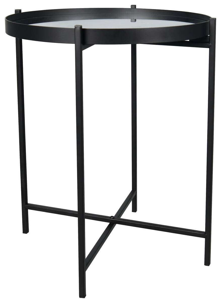 Beistelltisch Verena schwarz H/D: ca. 51x45 cm