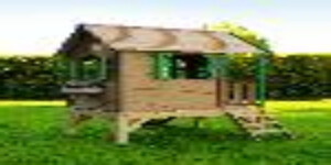 AXI Spielhaus Tom braun B/H/L: ca. 287x231x191 cm