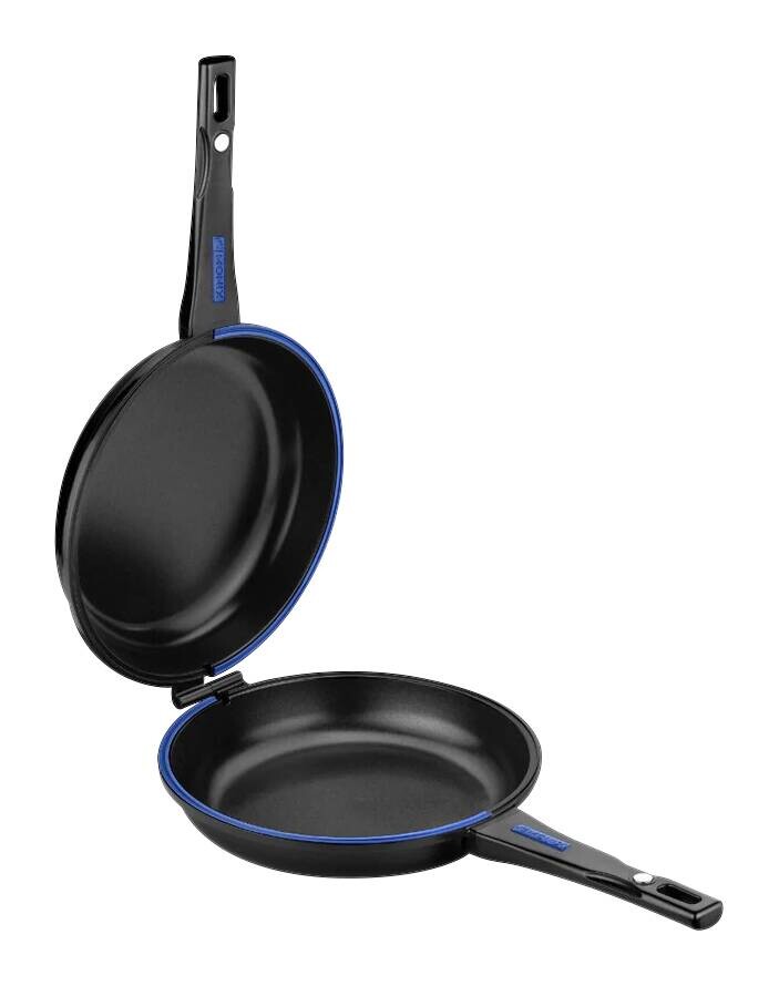 Monix Wendepfanne 2-teilig SOLID schwarz Aluguss D: ca. 24 cm