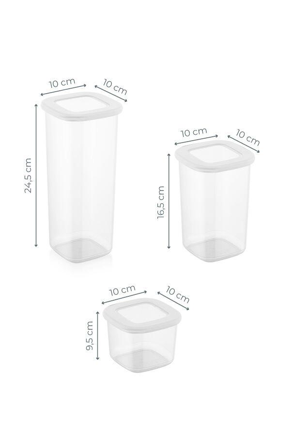 HermiaConcept Vorratsdosenset 24tlg. weiß