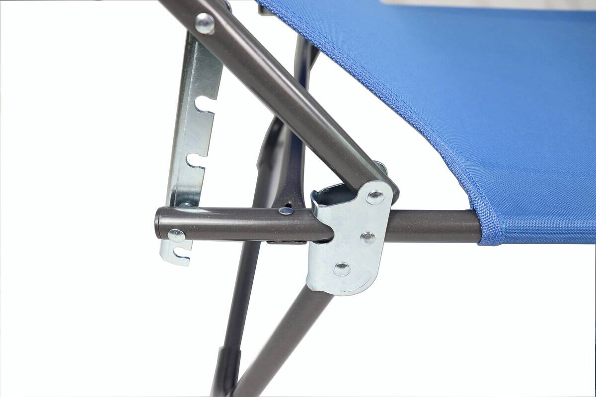 VCM Sonnenliege Bindox blau Stahl B/H/L: ca. 55x24x185 cm