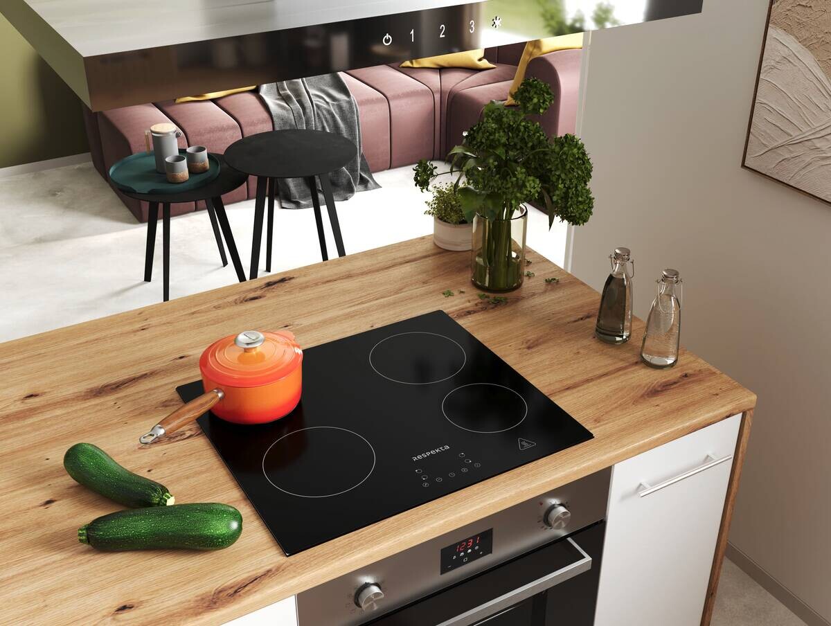 Respekta Inselküche Hilde weiß matt B/H/T: ca. 280x205x172 cm