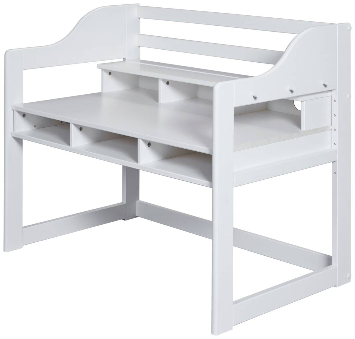 Kinderschreibtisch Kids Learning weiß lackiert B/H/L: ca. 68x91x112 cm