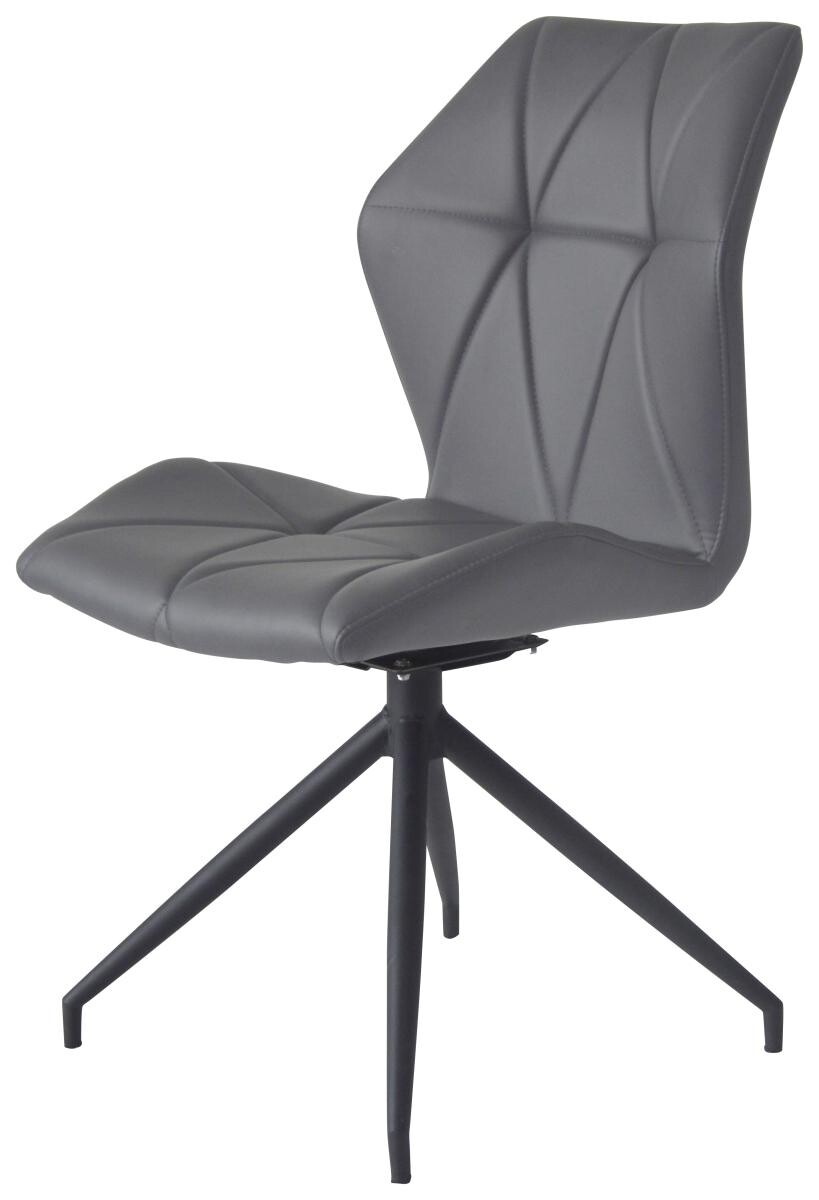 Stuhl grau B/H/T: ca. 52x90x62 cm