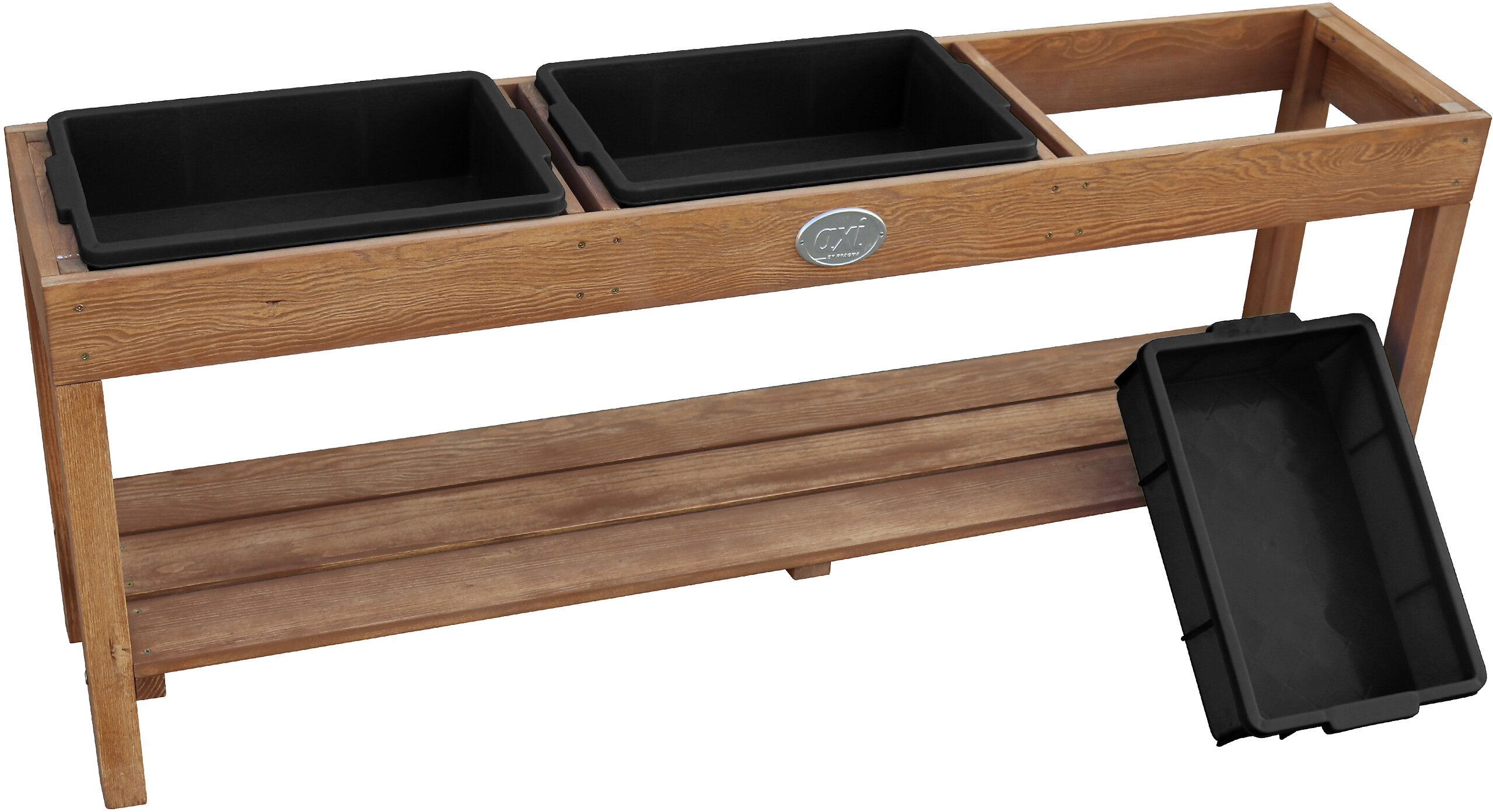 AXI Aktivitäten-Tisch braun B/H/L: ca. 124x50x27 cm