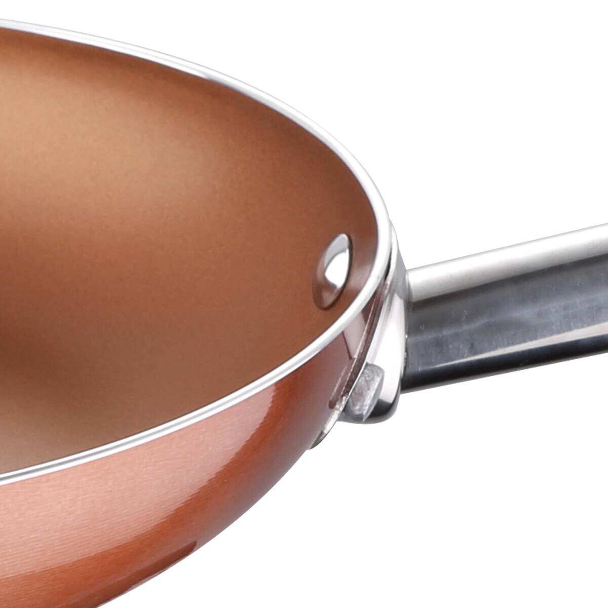 Bratpfanne PROFESSIONAL CHEF COPPER PLUS Kupfer Aluminium 3 tlg.
