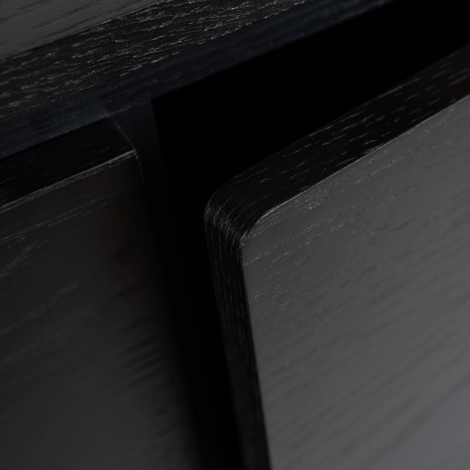 Kommode ALBERI schwarz B/H/T: ca. 160x76x40 cm