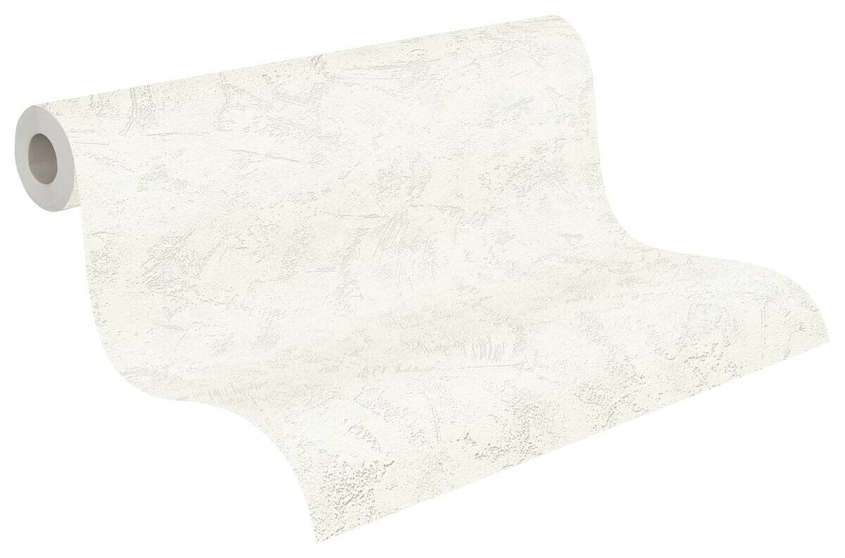 A.S.Creation Vliestapete Flavour Uni weiß B/L: ca. 53x1005 cm