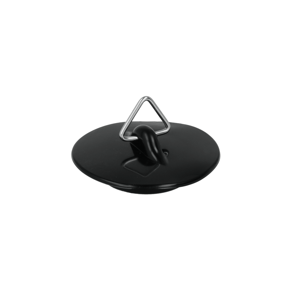 Metaltex Abflussstöpsel schwarz Kunststoff