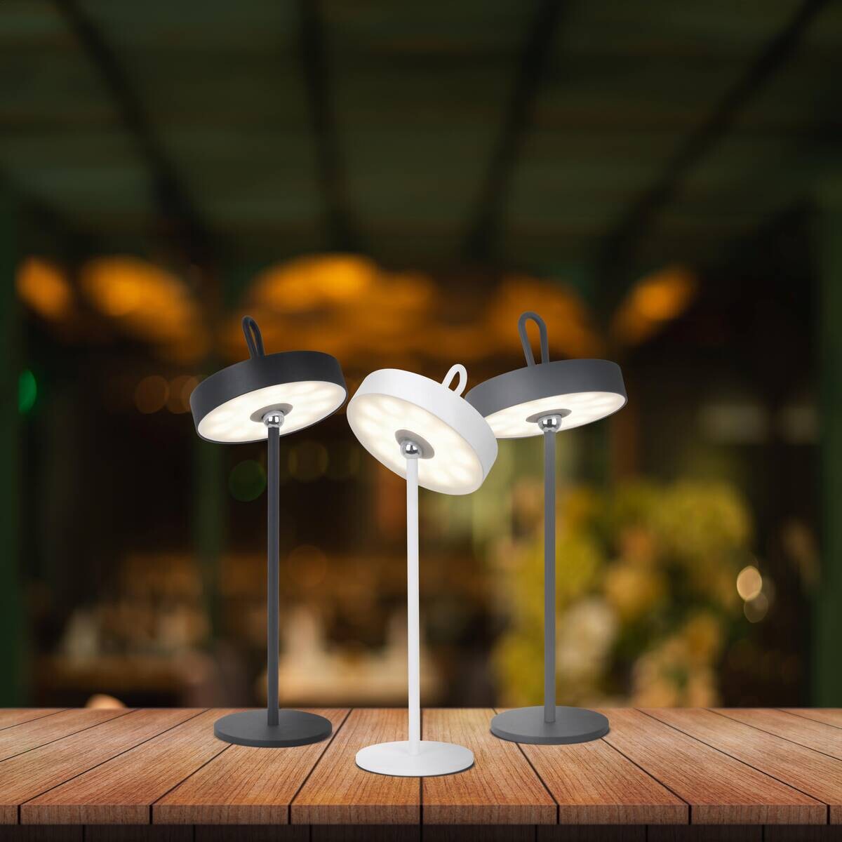 Näve Leuchten Tischleuchte 5315323 weiß Metall Kunststoff B/H/T: ca. 12,5x35x12,5 cm 1 Brennstellen