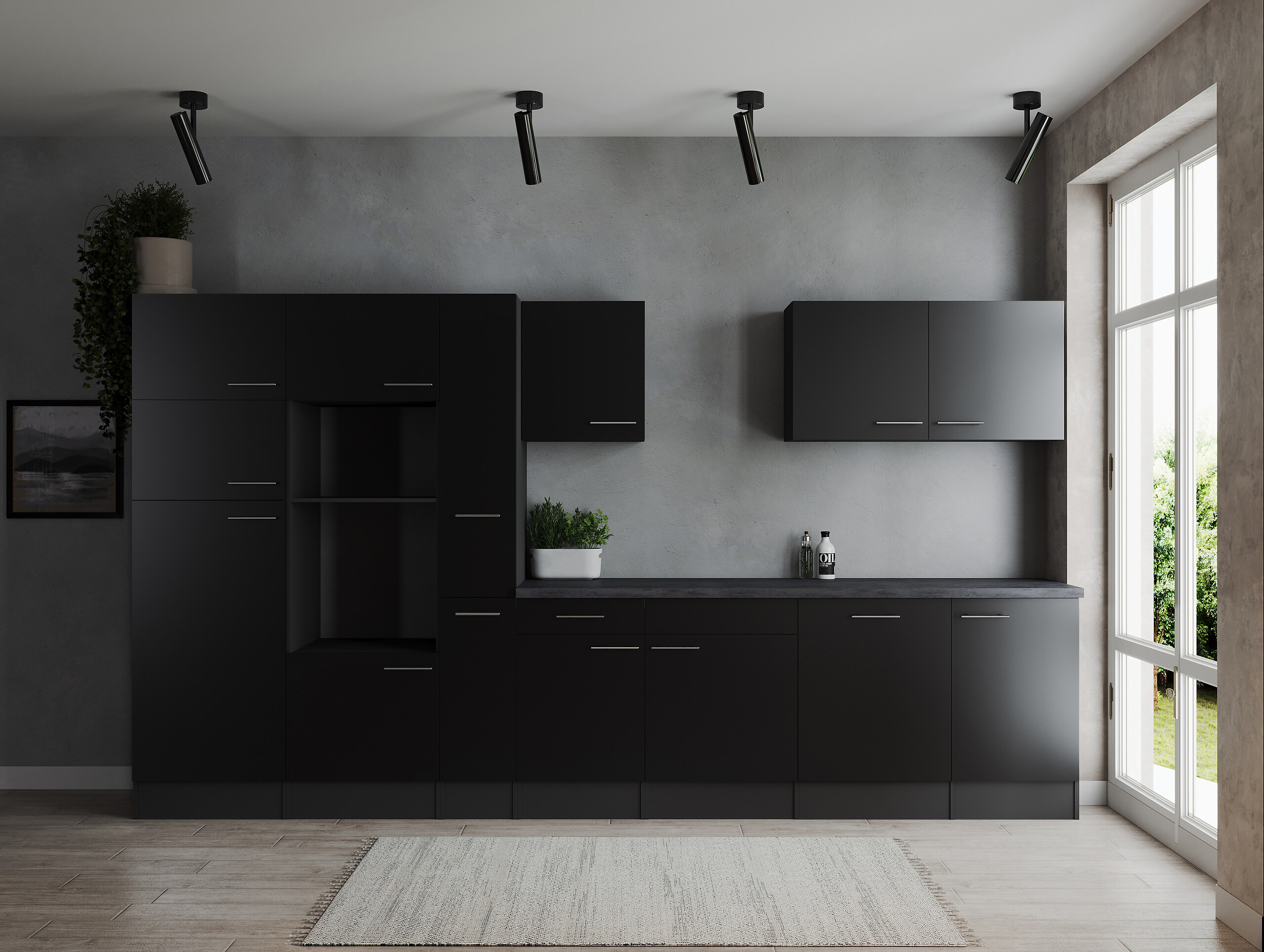 Küchenblock Oliver B/H/T: ca. 370x205x60 cm