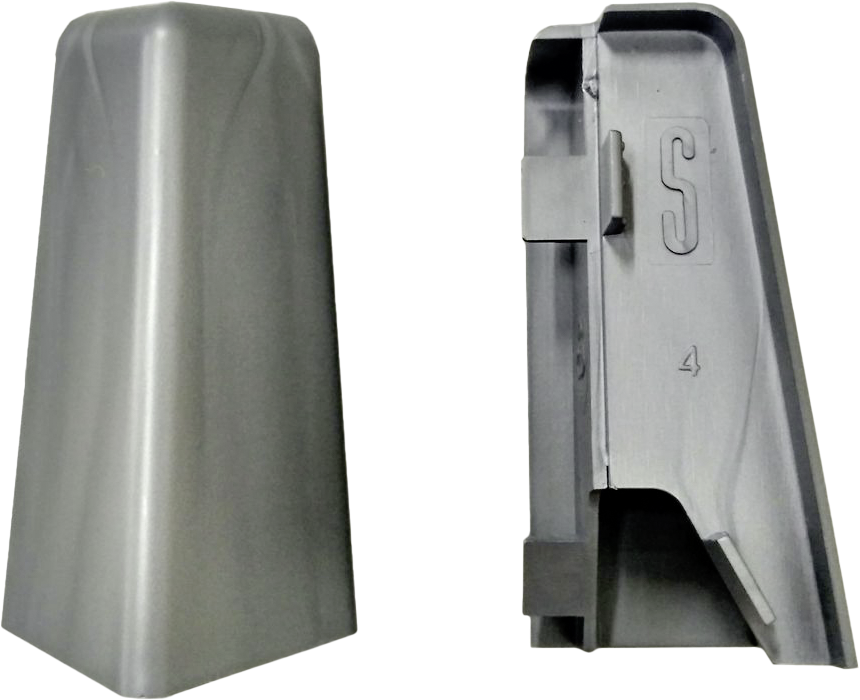 Außenecke Silbergrau L/B/H: ca. 1x1x5,8 cm