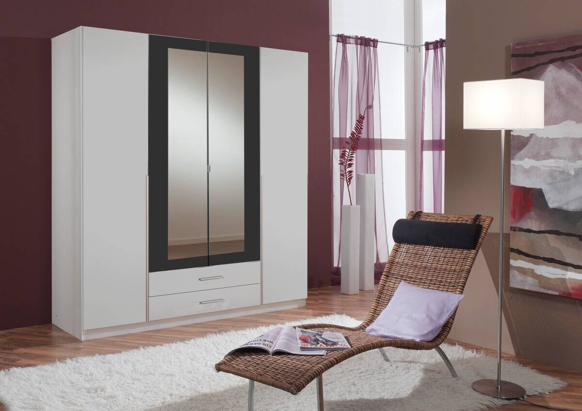 Kleiderschrank Skate weiß B/H/T: ca. 179x197x58 cm Kleiderschrank Skate weiß B/H/T: ca. 179x197x58 cm