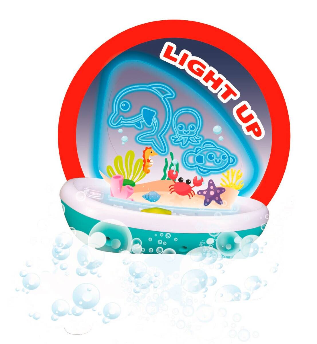 BBJunior Badespielzeug Splash 'n Play Light Up Segelboot B/H/L: ca. 8,2x8,2x15 cm