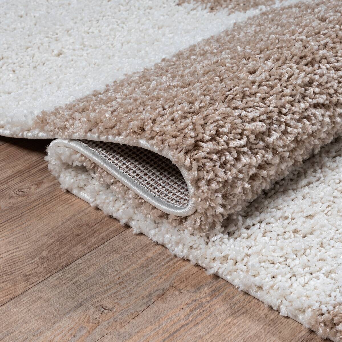 Sanat Hochflorteppich MILANO beige B/L: ca. 140x200 cm