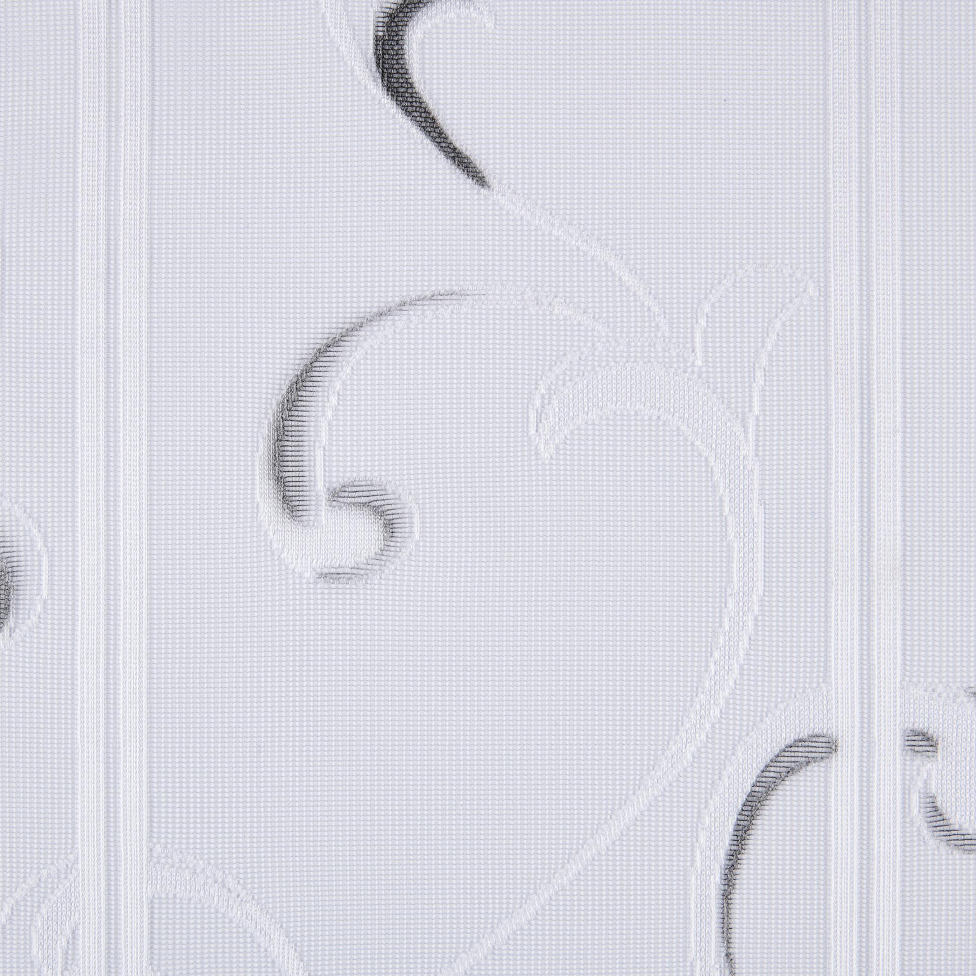 Scheibengardinen-Meterware schwarz H: ca. 60 cm